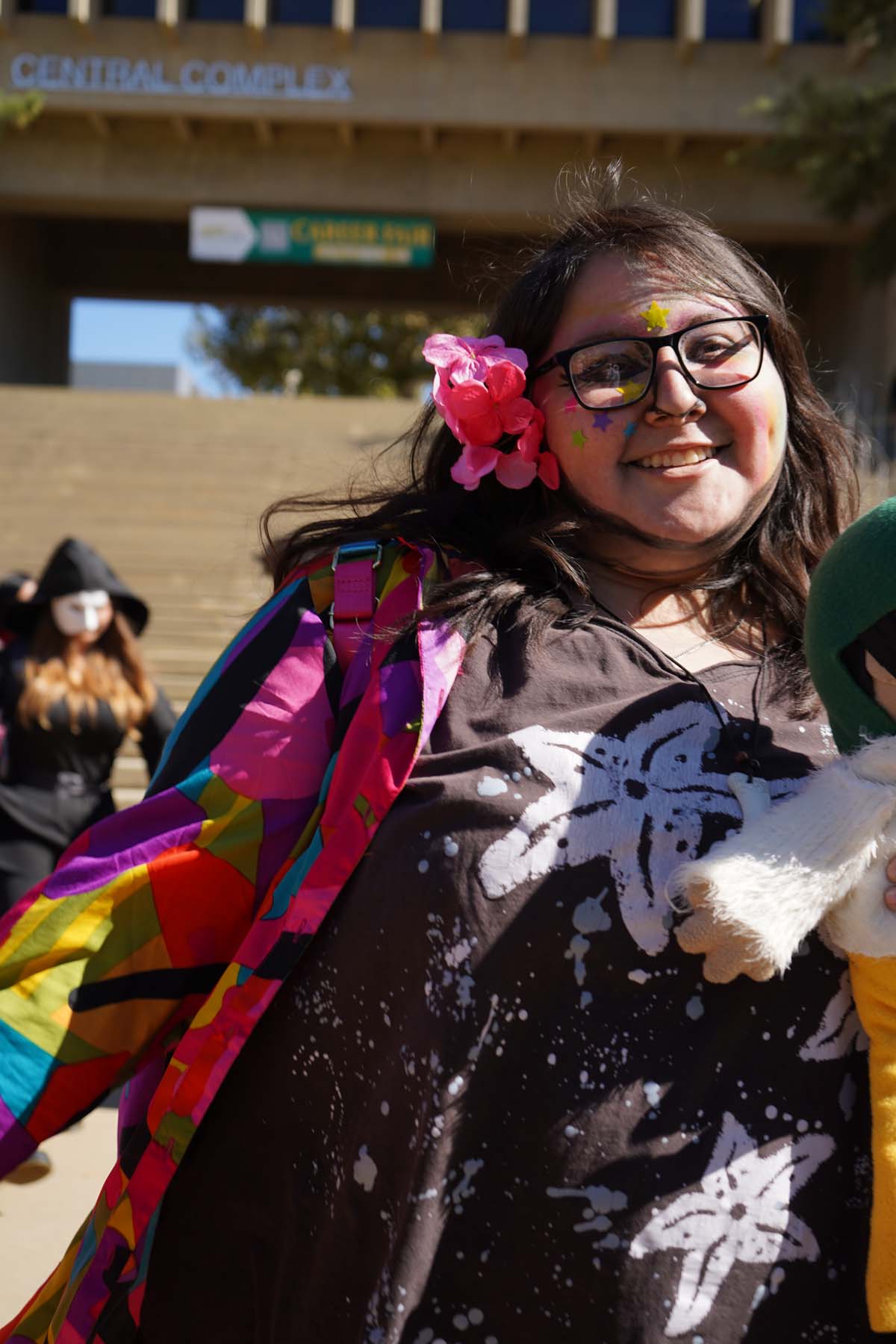 Students in costume at Halloween-themed Club Rush.