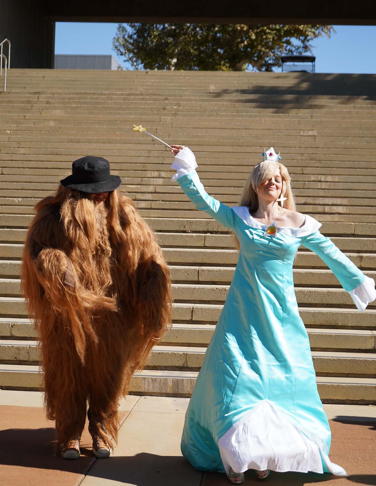 Students in costume at Halloween-themed Club Rush.