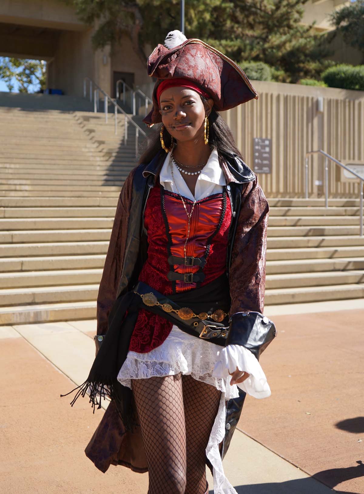 Students in costume at Halloween-themed Club Rush.