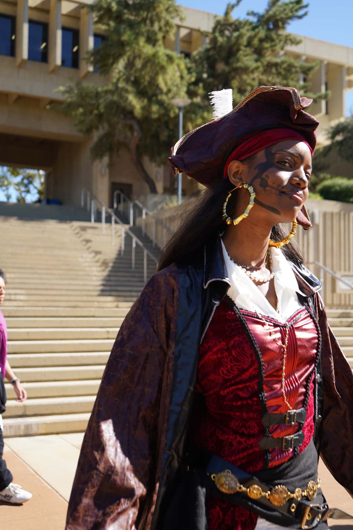 Students in costume at Halloween-themed Club Rush.