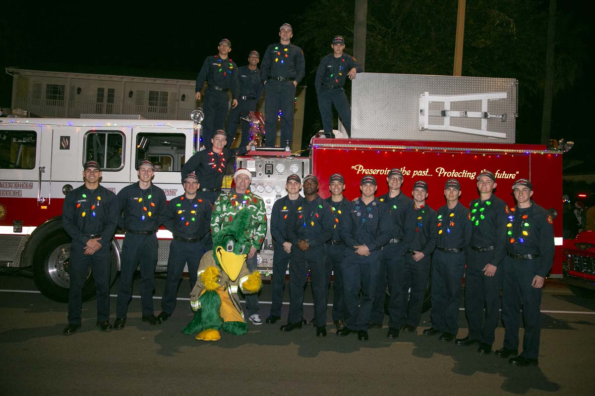 Students & staff attend the Redlands Holiday Parade.