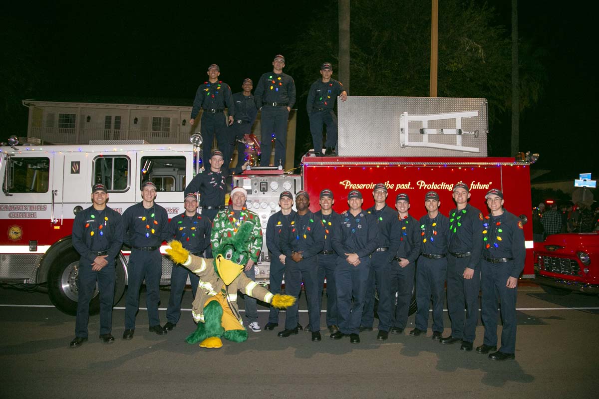 Students & staff attend the Redlands Holiday Parade.