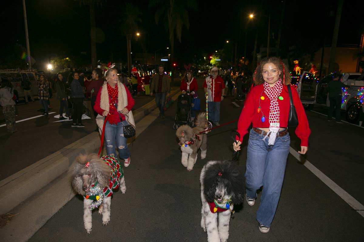 Students & staff attend the Redlands Holiday Parade.