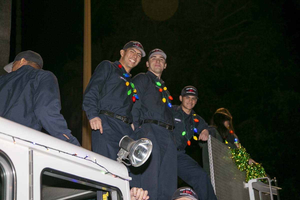 Students & staff attend the Redlands Holiday Parade.