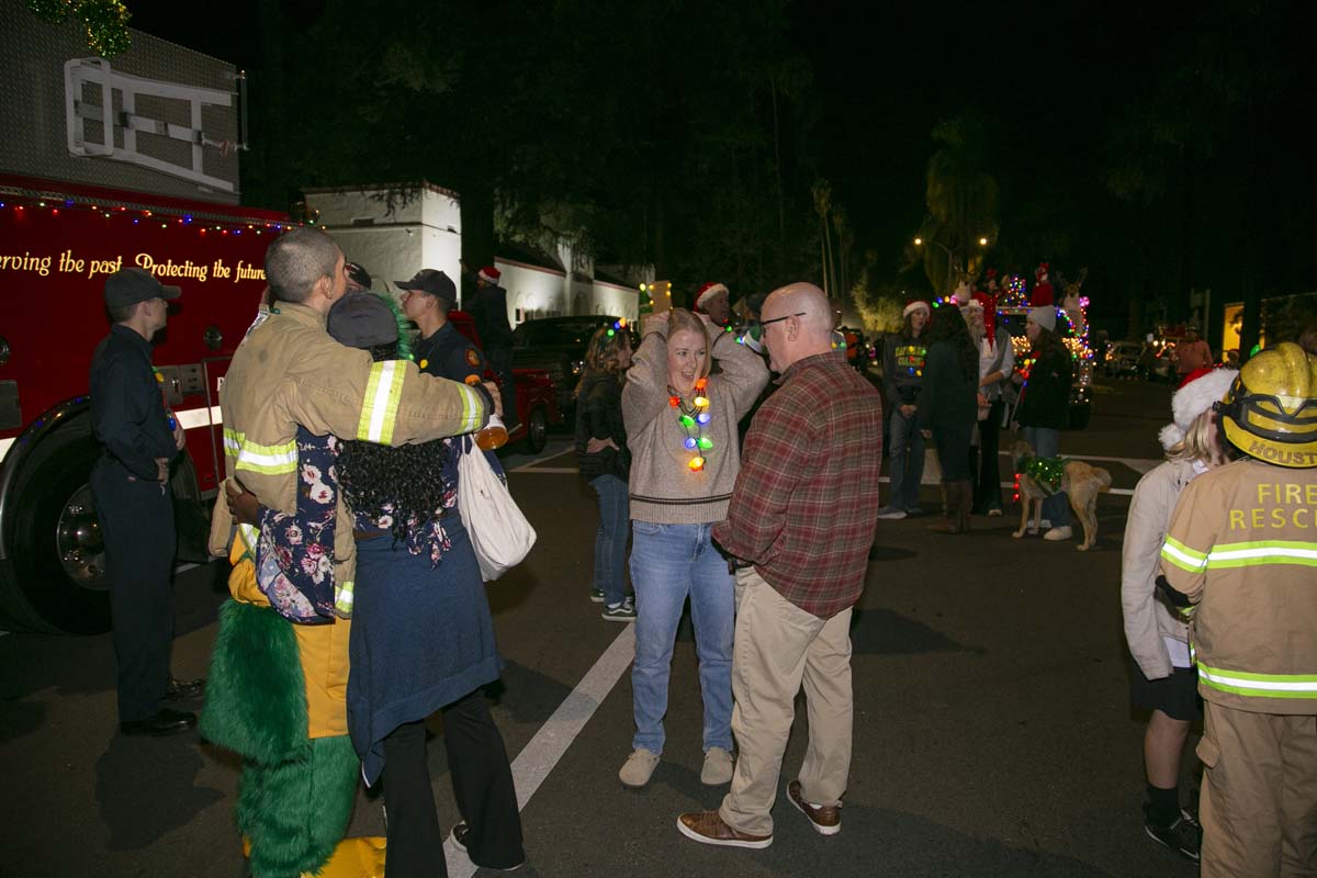 Students & staff attend the Redlands Holiday Parade.