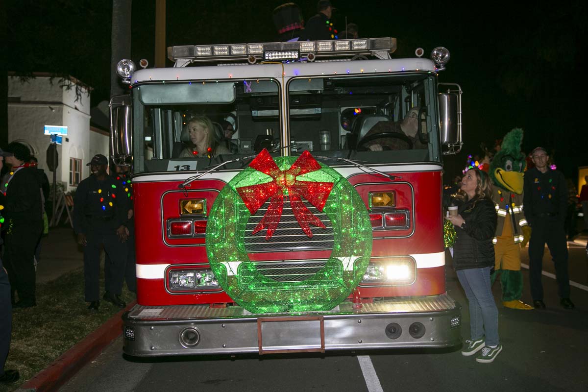 Students & staff attend the Redlands Holiday Parade.