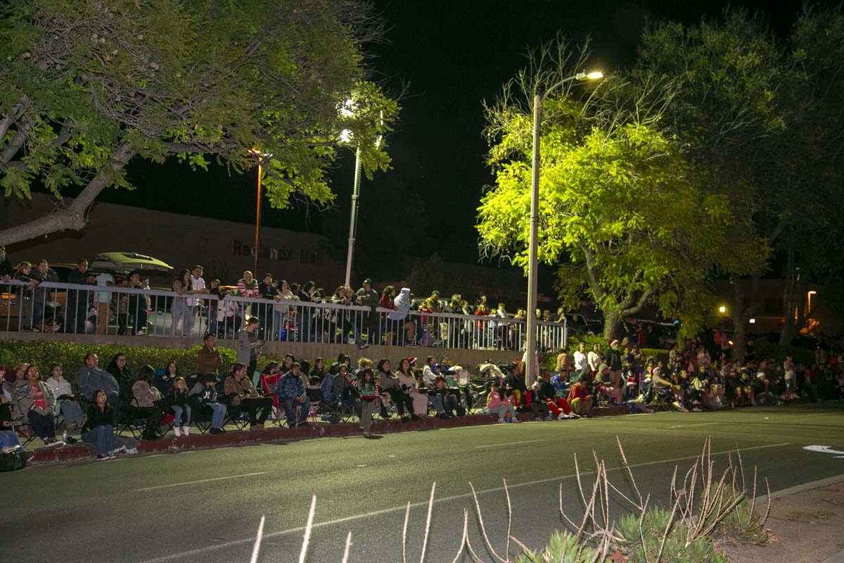 Students & staff attend the Redlands Holiday Parade.