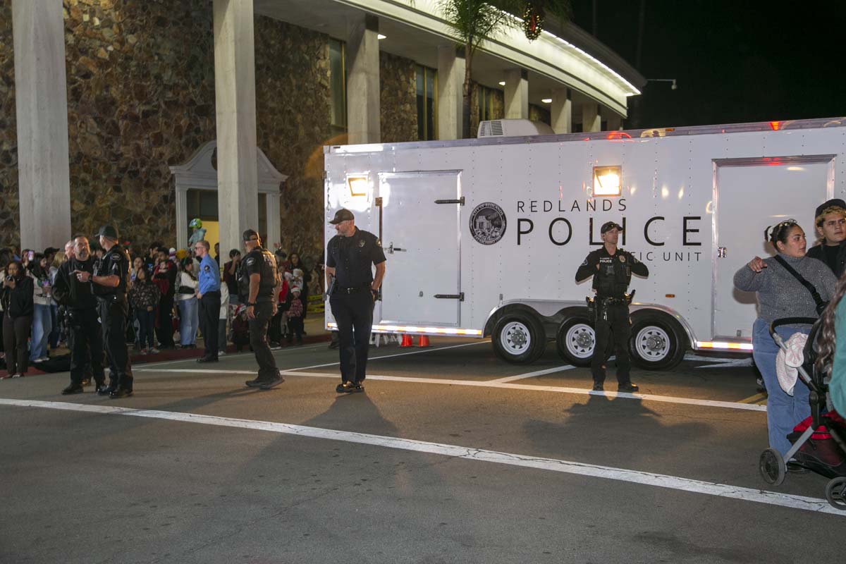 Students & staff attend the Redlands Holiday Parade.