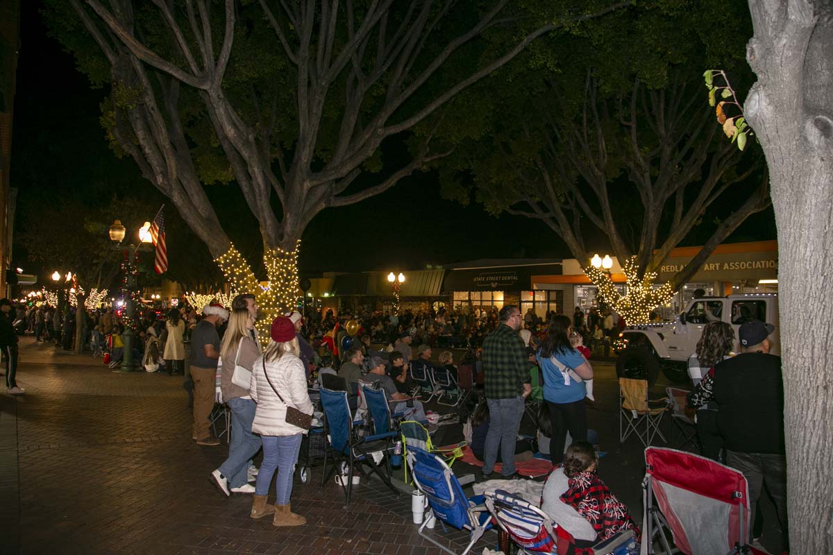 Students & staff attend the Redlands Holiday Parade.