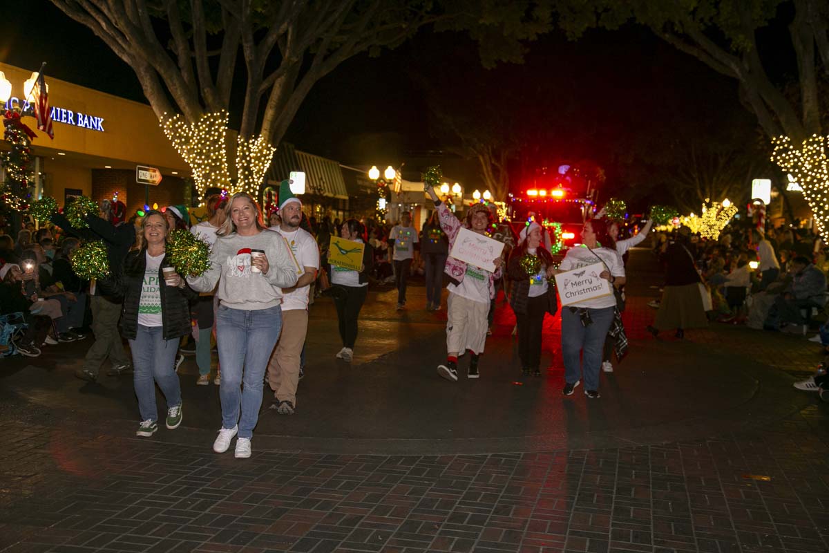 Students & staff attend the Redlands Holiday Parade.