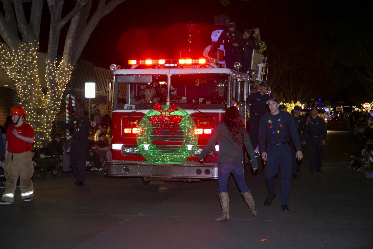 Students & staff attend the Redlands Holiday Parade.