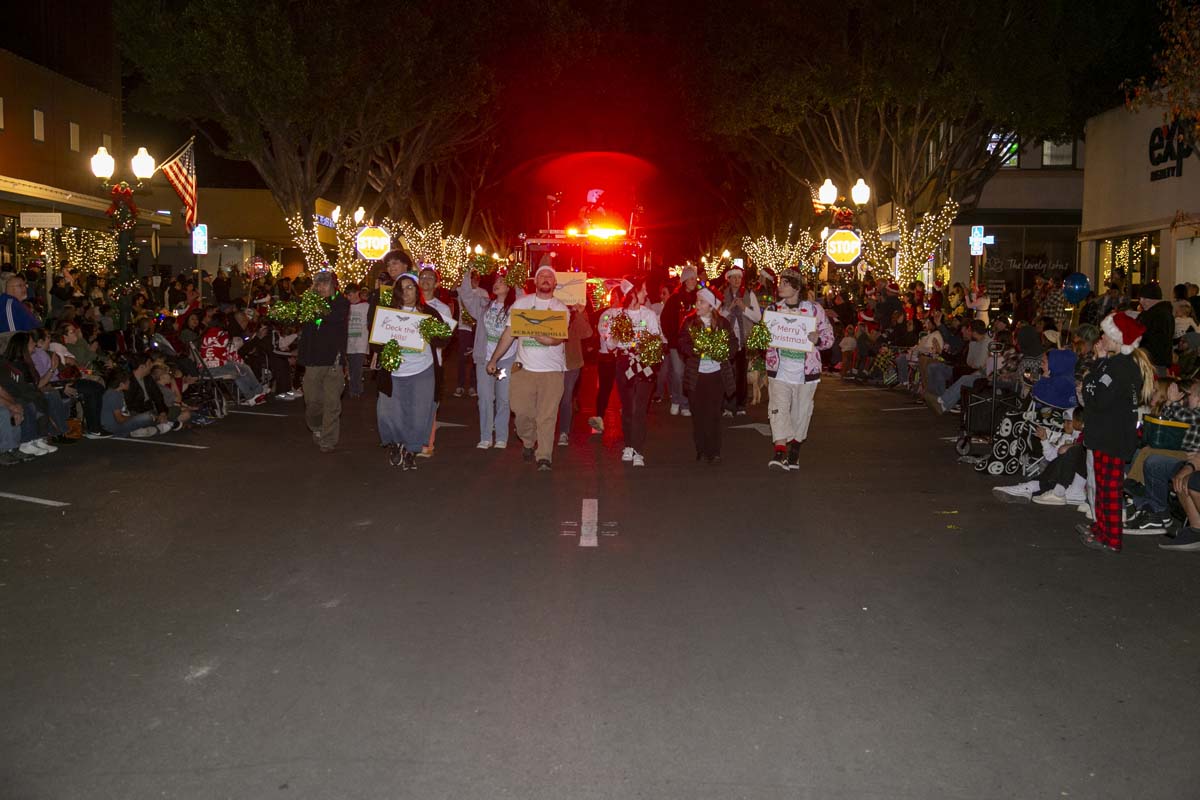 Students & staff attend the Redlands Holiday Parade.