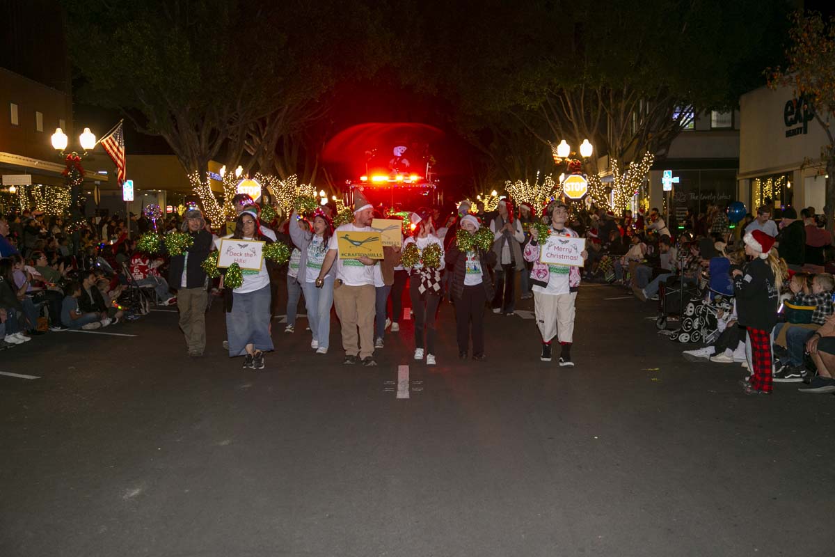 Students & staff attend the Redlands Holiday Parade.