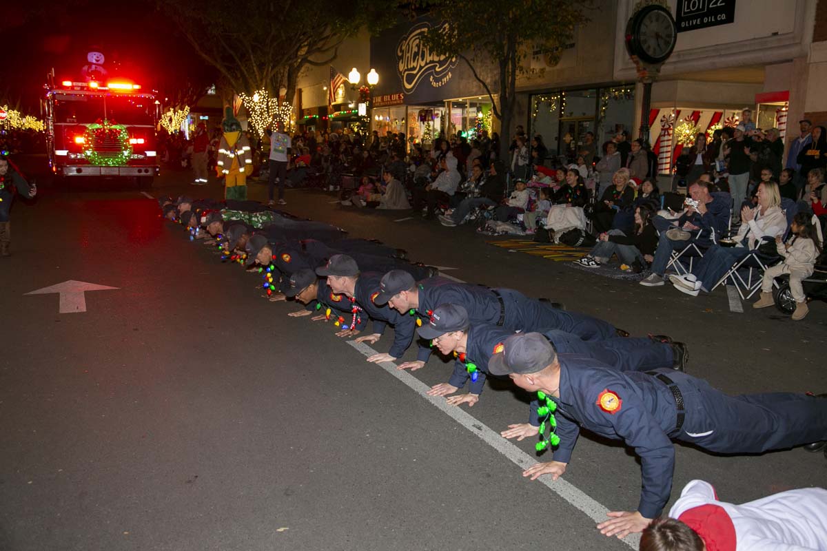 Students & staff attend the Redlands Holiday Parade.