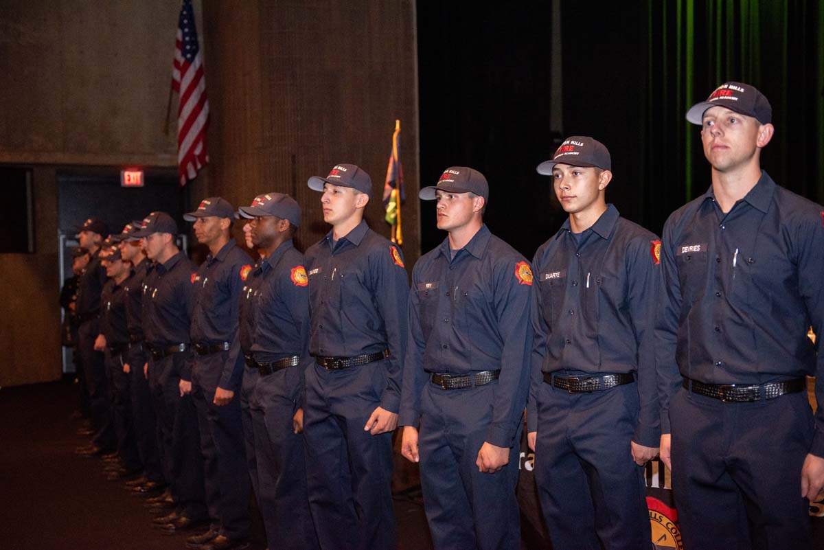 Academy 111 graduates from CHC Fire Academy.