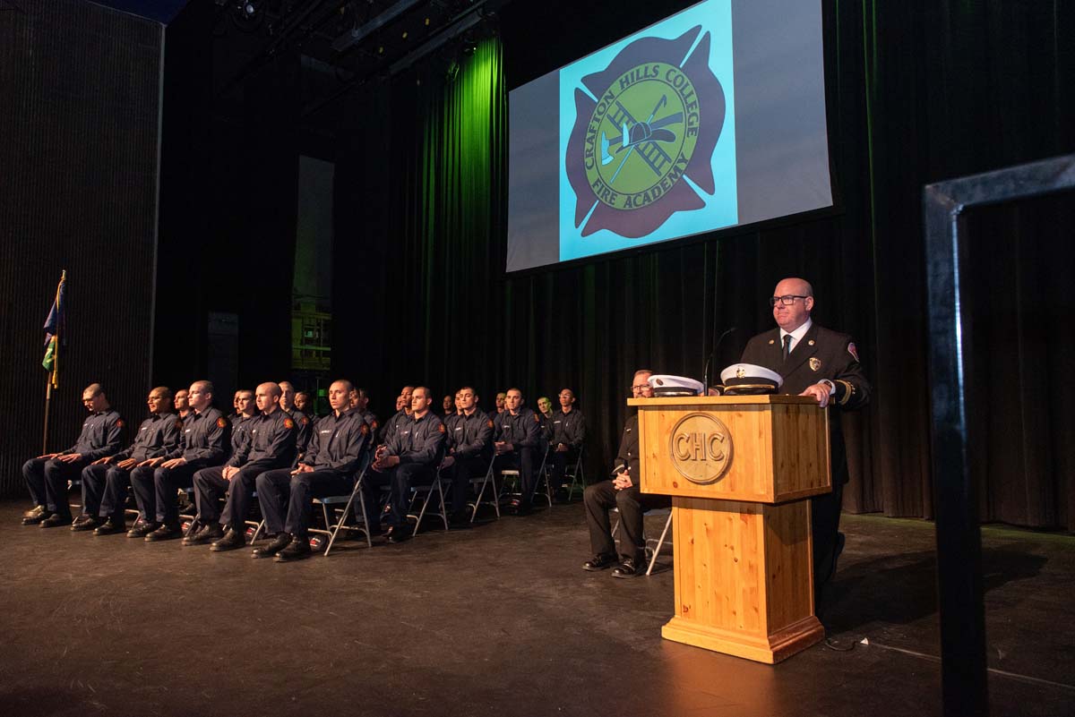 Academy 111 graduates from CHC Fire Academy.