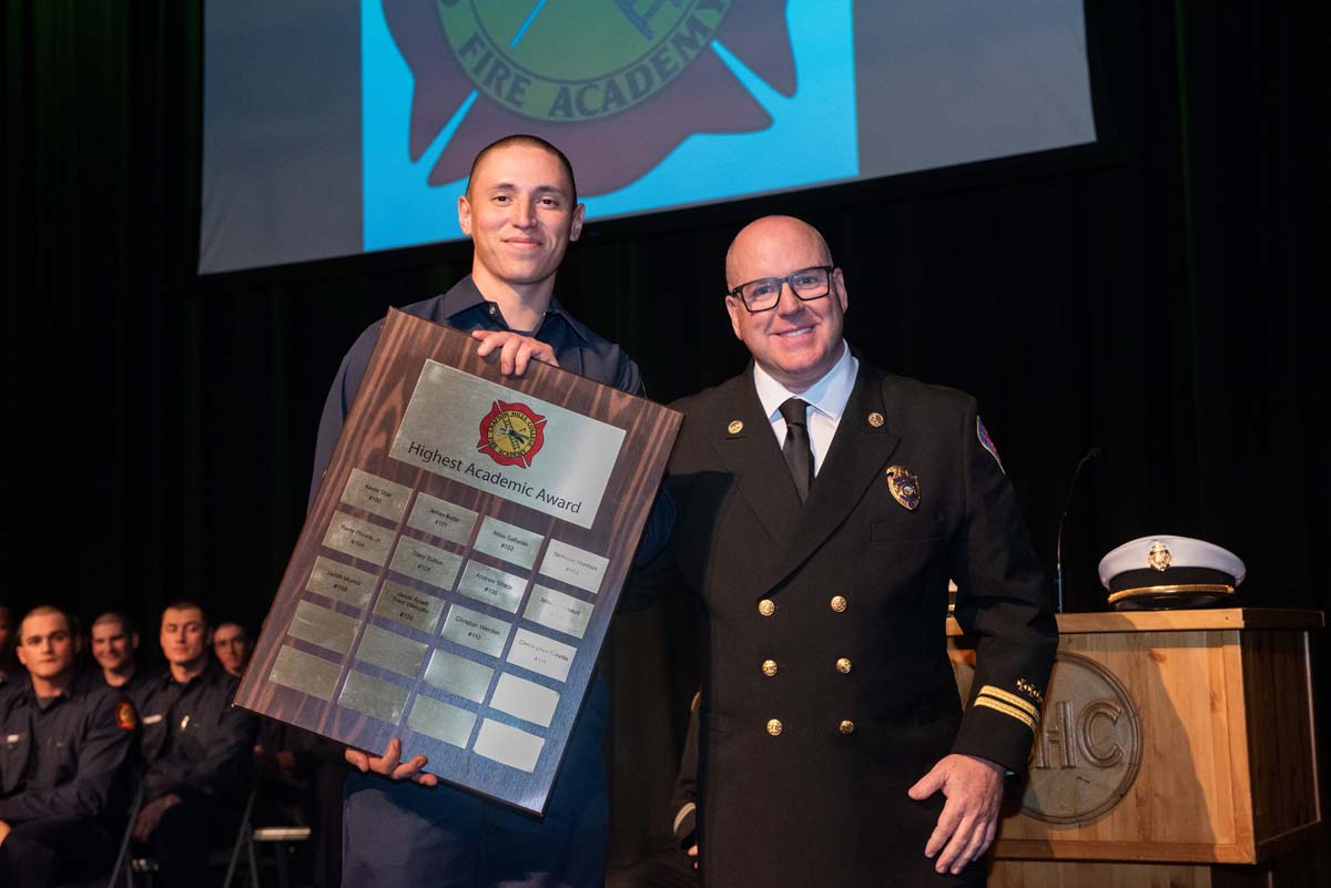 Academy 111 graduates from CHC Fire Academy.