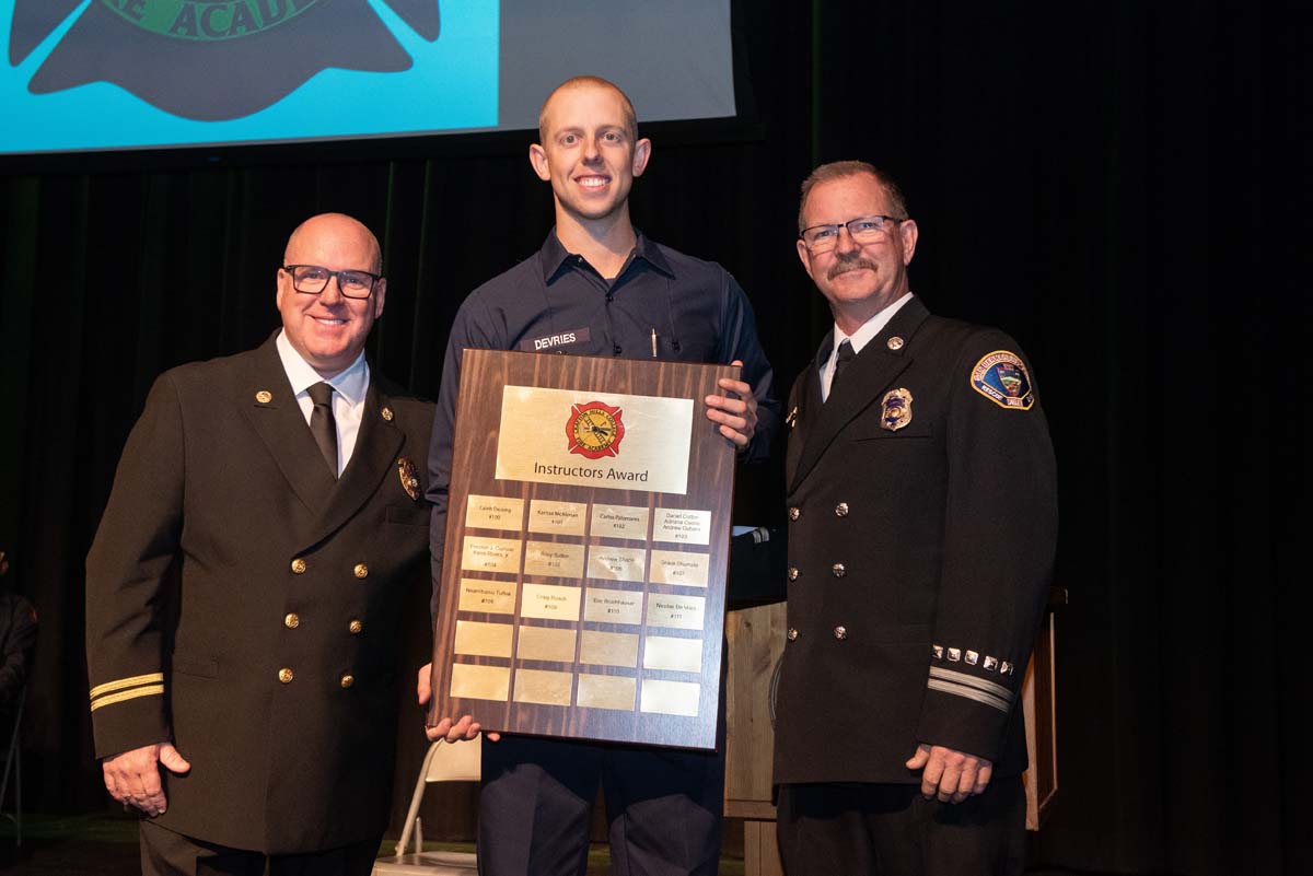 Academy 111 graduates from CHC Fire Academy.