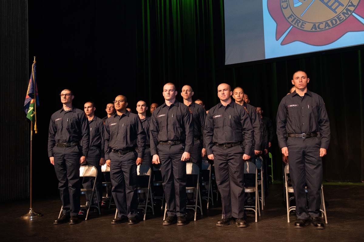 Academy 111 graduates from CHC Fire Academy.