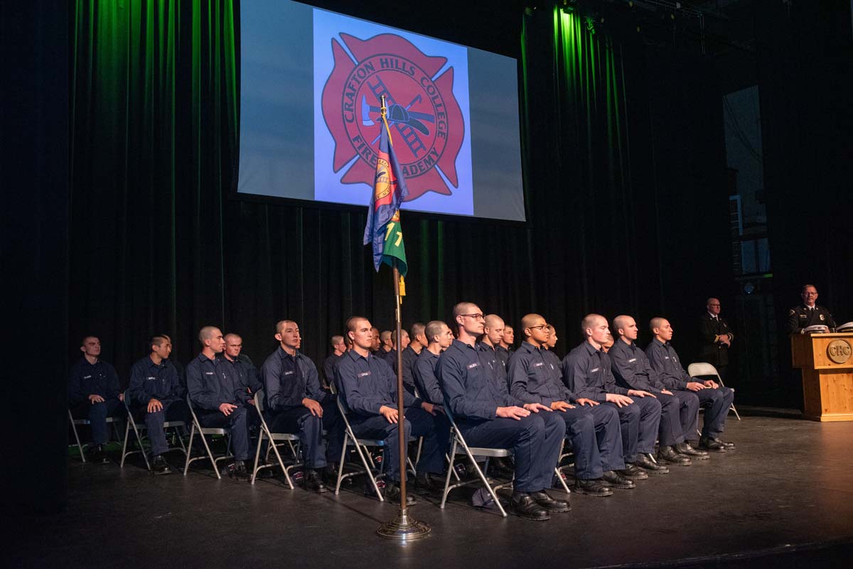 Academy 111 graduates from CHC Fire Academy.