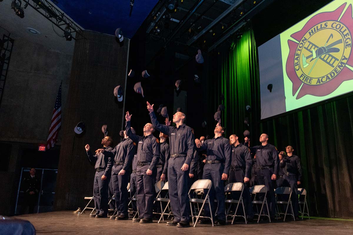 Academy 111 graduates from CHC Fire Academy.