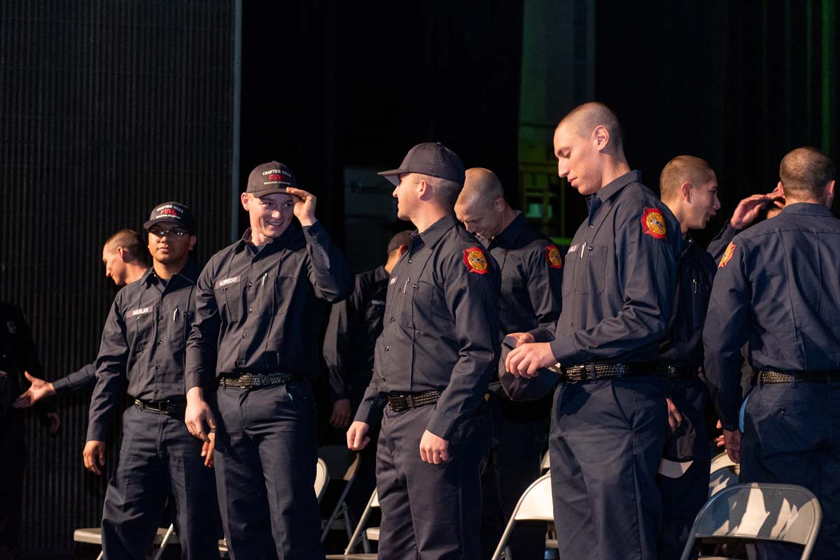 Academy 111 graduates from CHC Fire Academy.