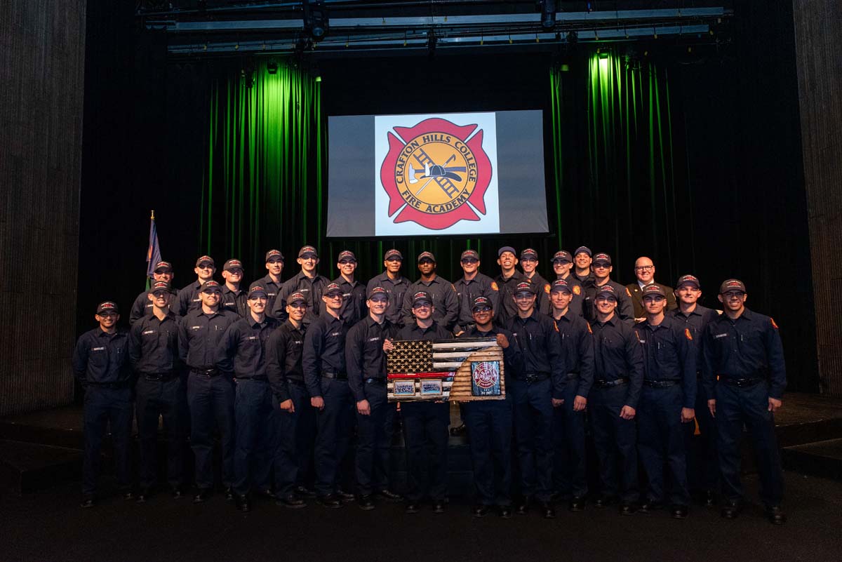 Academy 111 graduates from CHC Fire Academy.