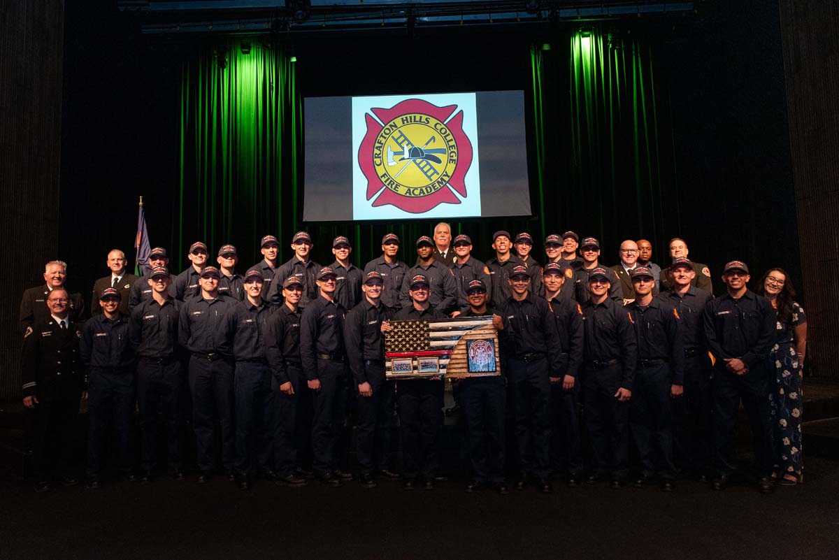 Academy 111 graduates from CHC Fire Academy.