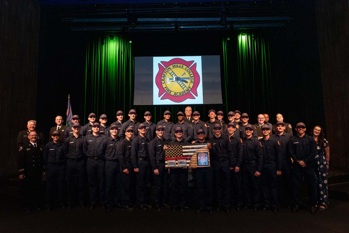 Academy 111 graduates from CHC Fire Academy.