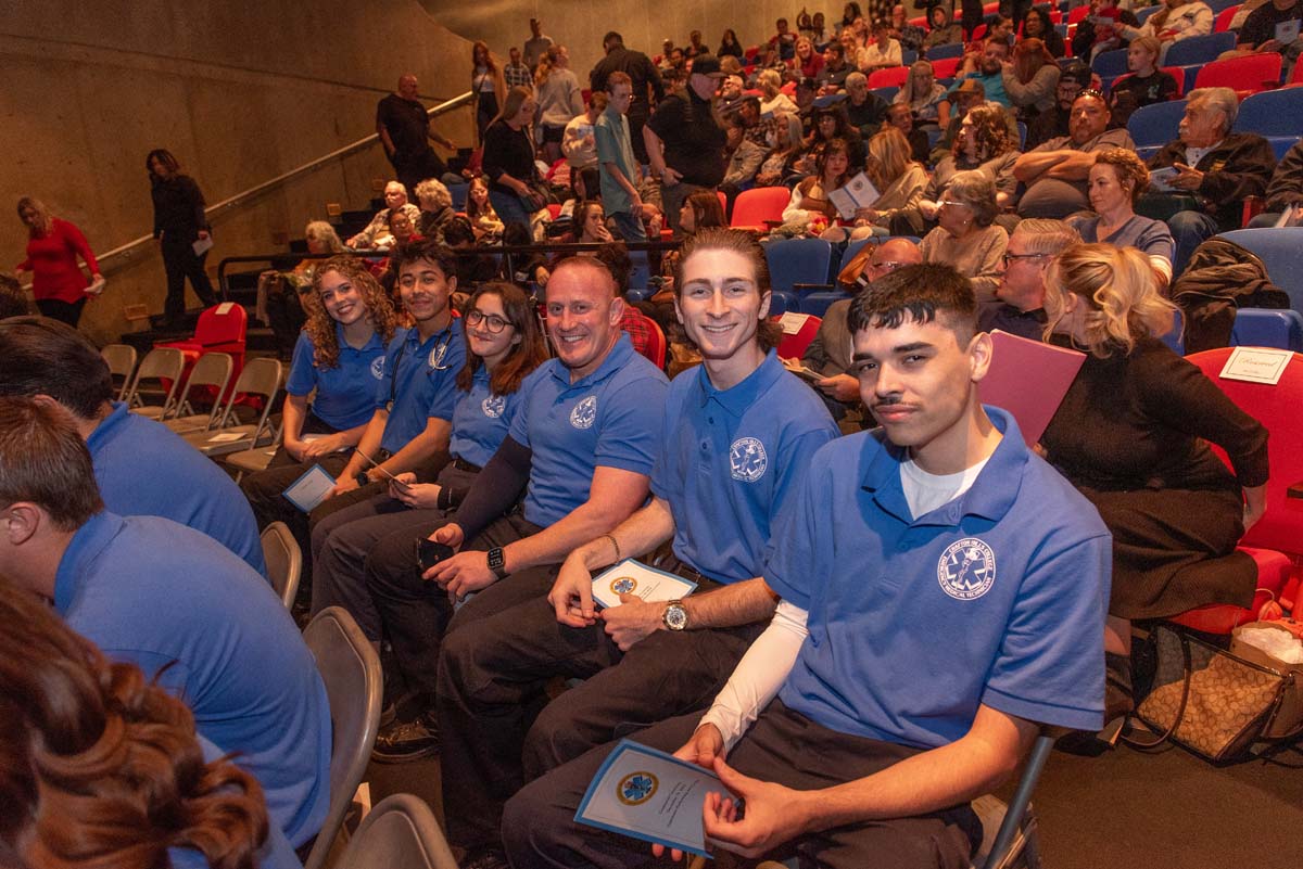 EMT graduates from CHC.