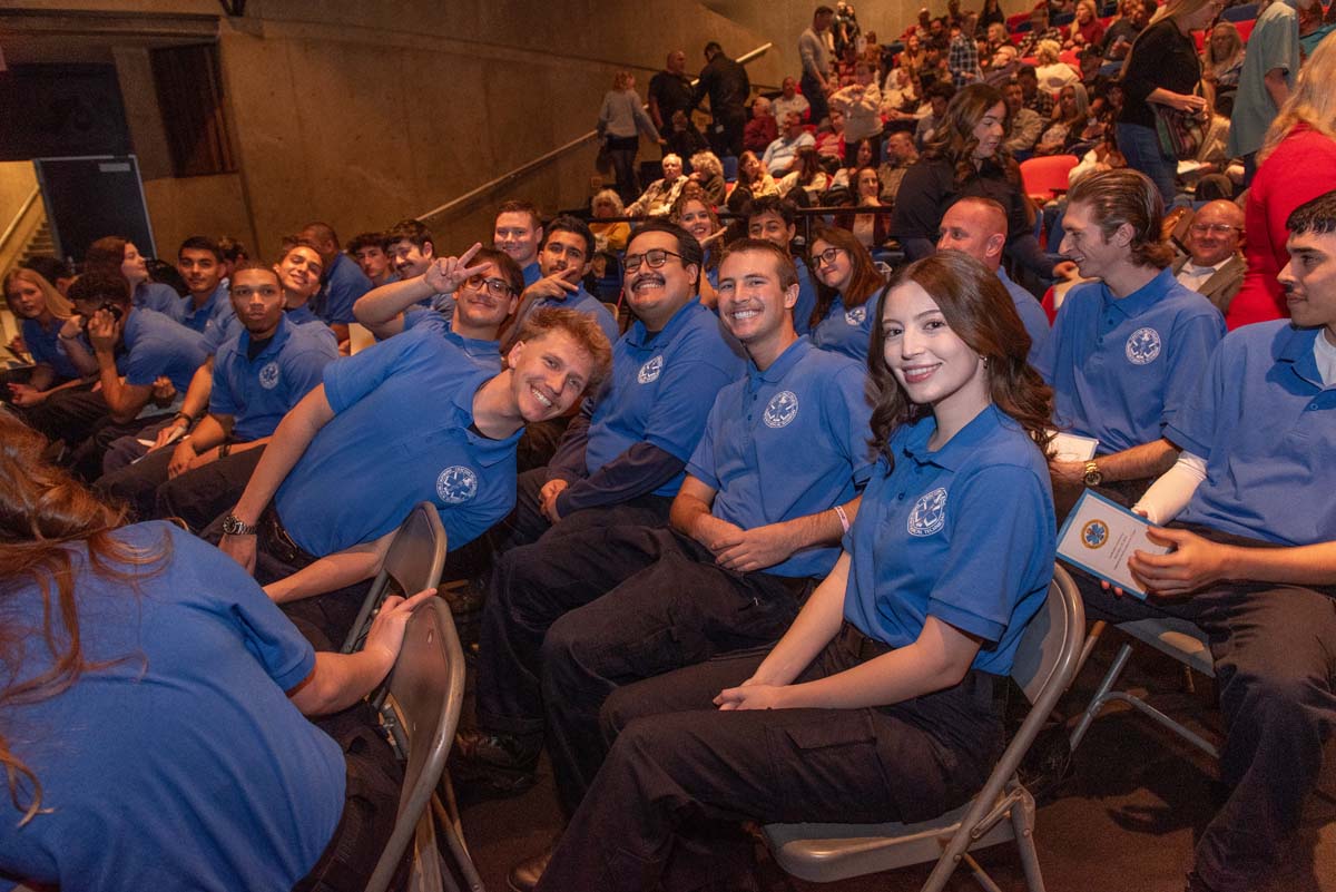 EMT graduates from CHC.