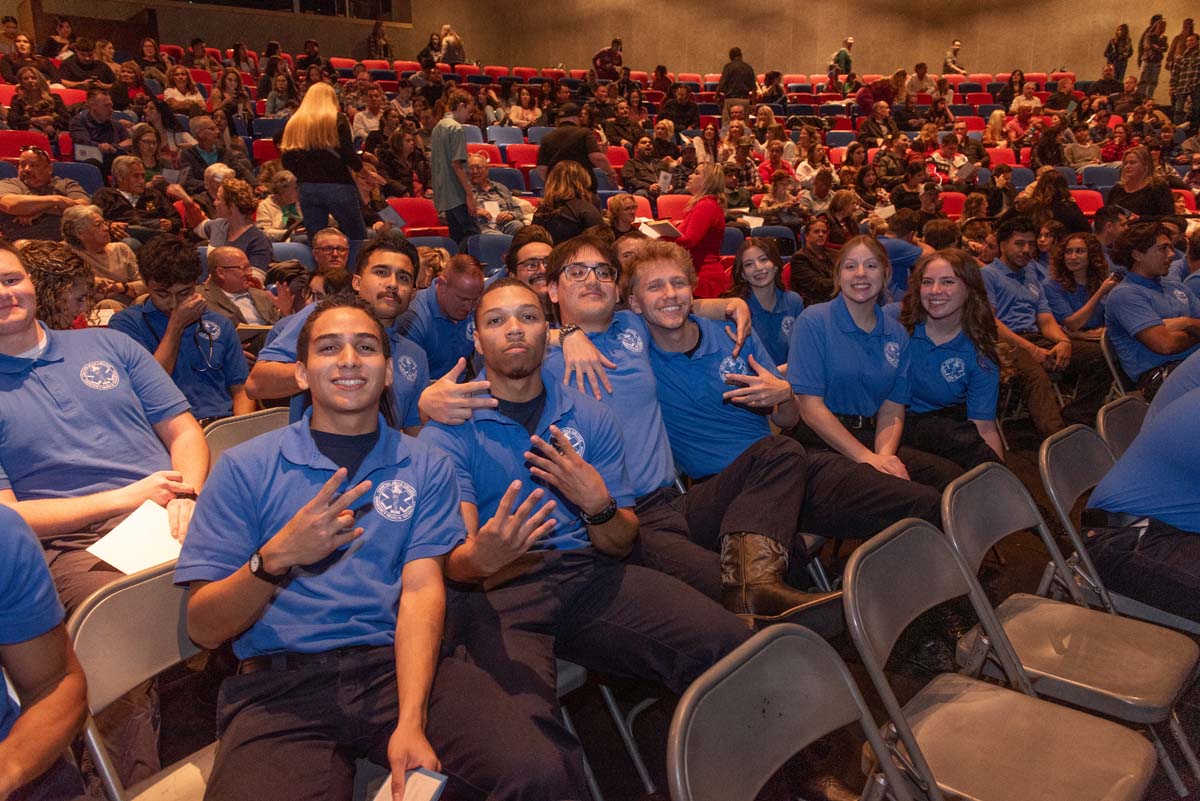 EMT graduates from CHC.