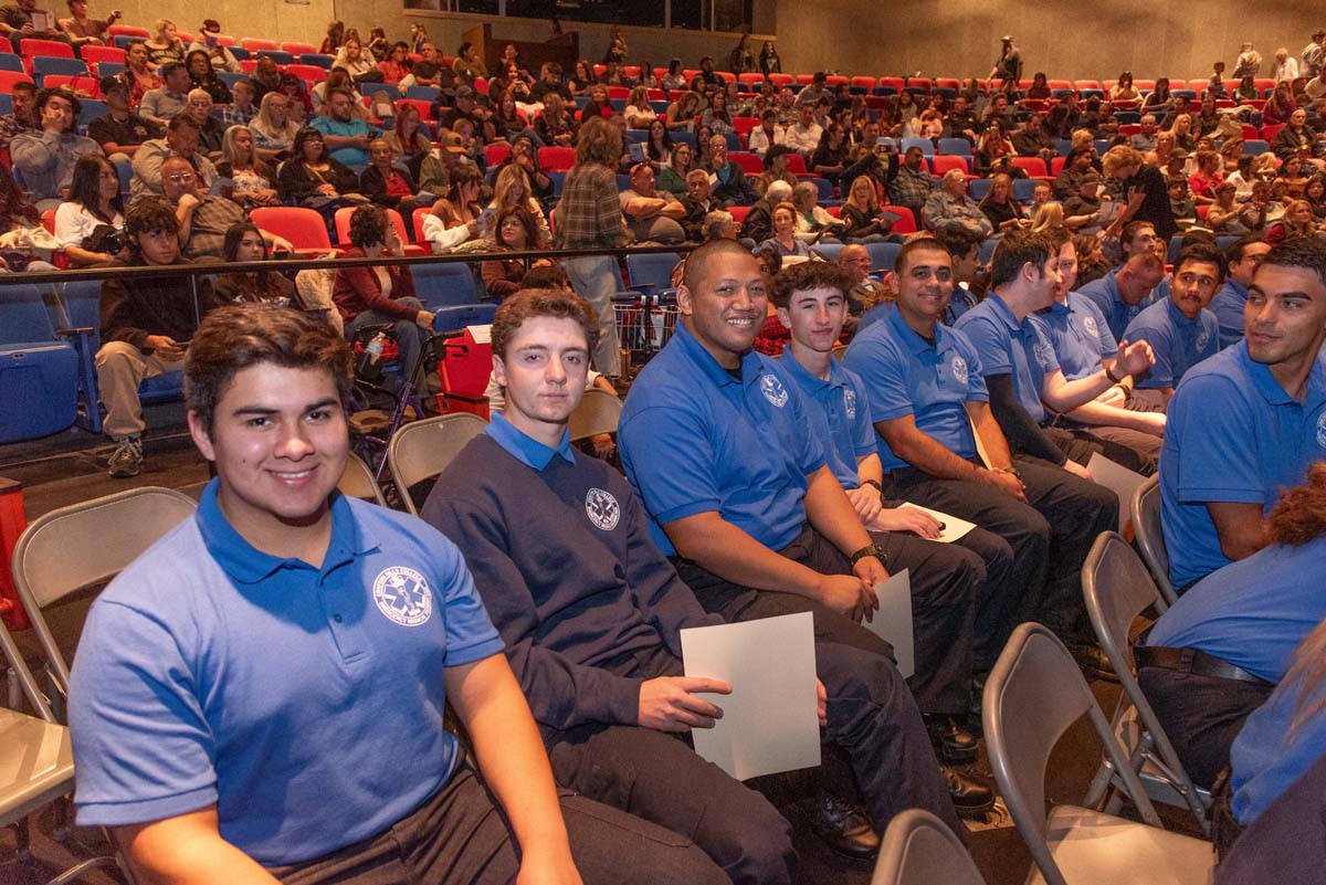 EMT graduates from CHC.