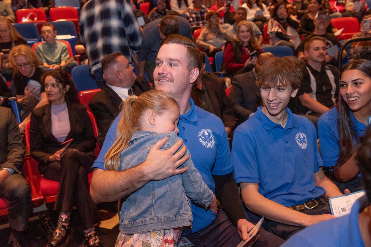 EMT graduates from CHC.