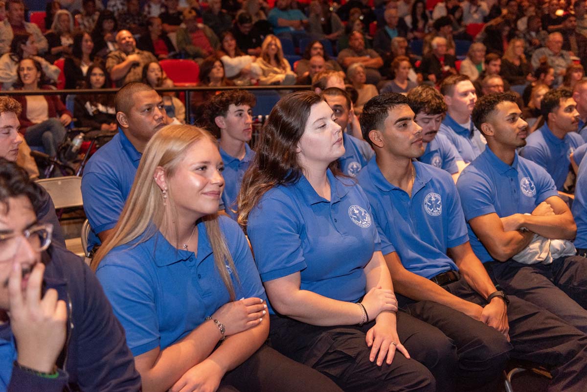 EMT graduates from CHC.