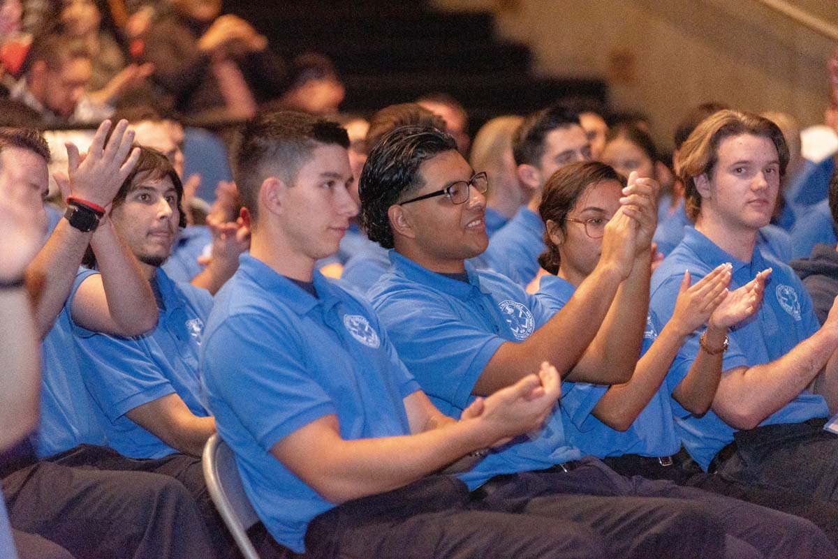 EMT graduates from CHC.