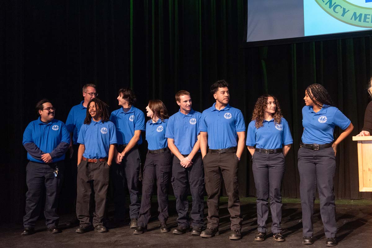 EMT graduates from CHC.