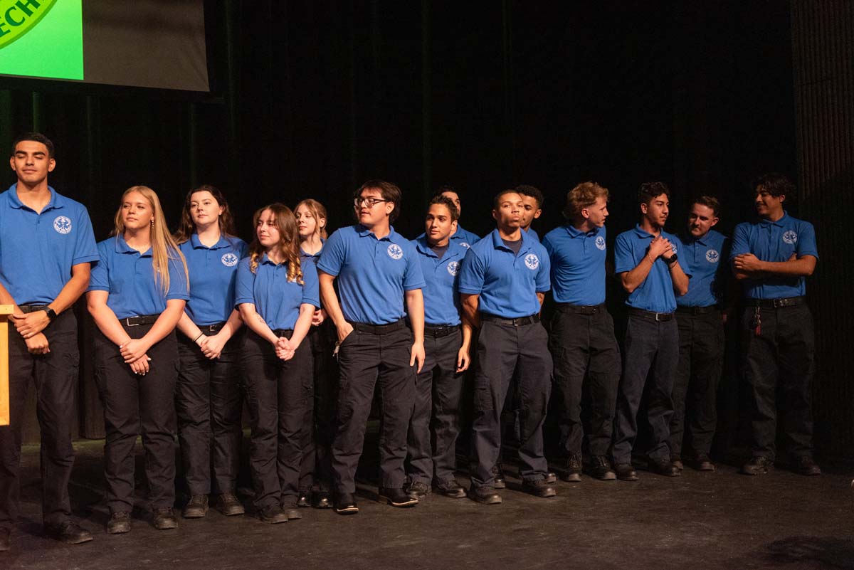 EMT graduates from CHC.