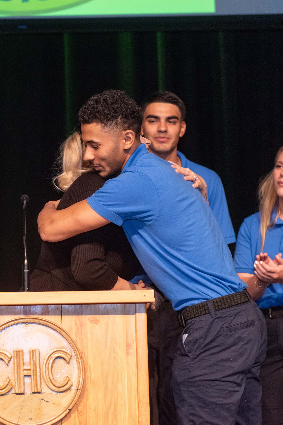 EMT graduates from CHC.