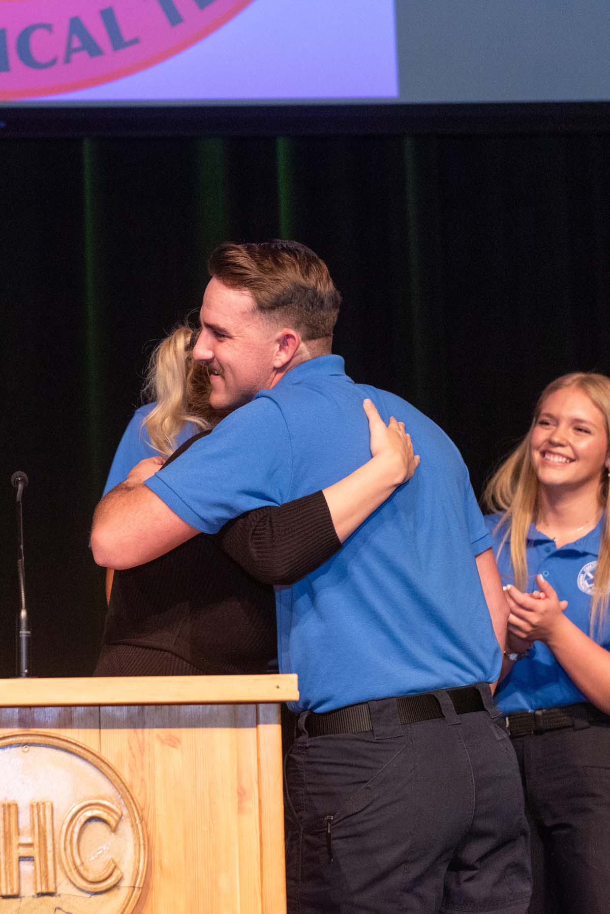 EMT graduates from CHC.