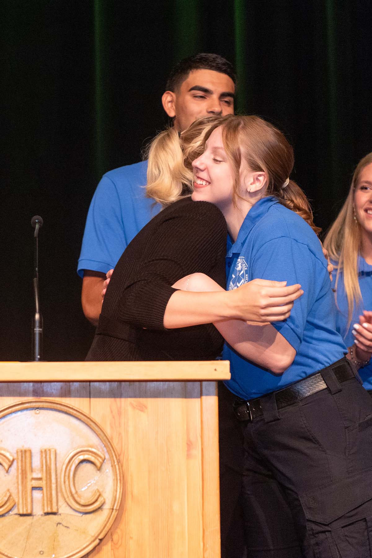 EMT graduates from CHC.