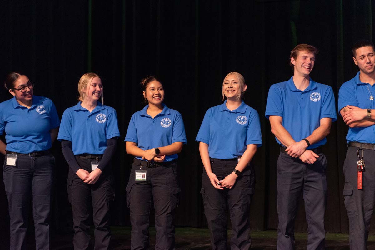 EMT graduates from CHC.