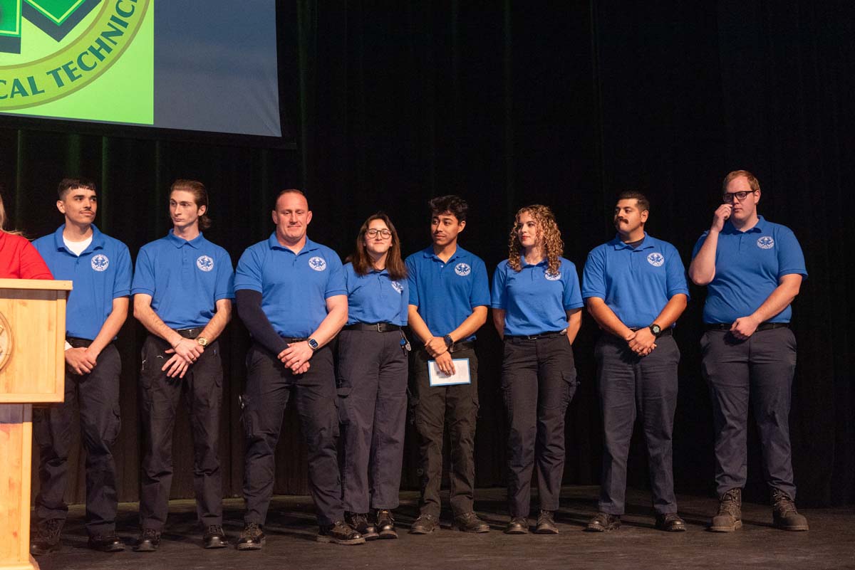 EMT graduates from CHC.