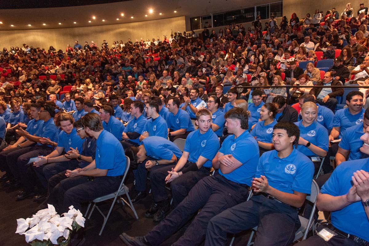 EMT graduates from CHC.