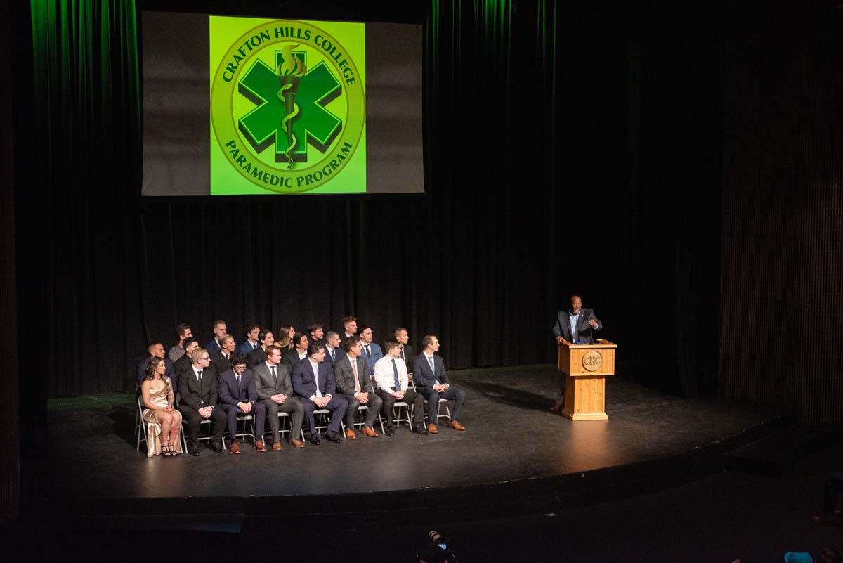 Paramedic Class 104 graduation.