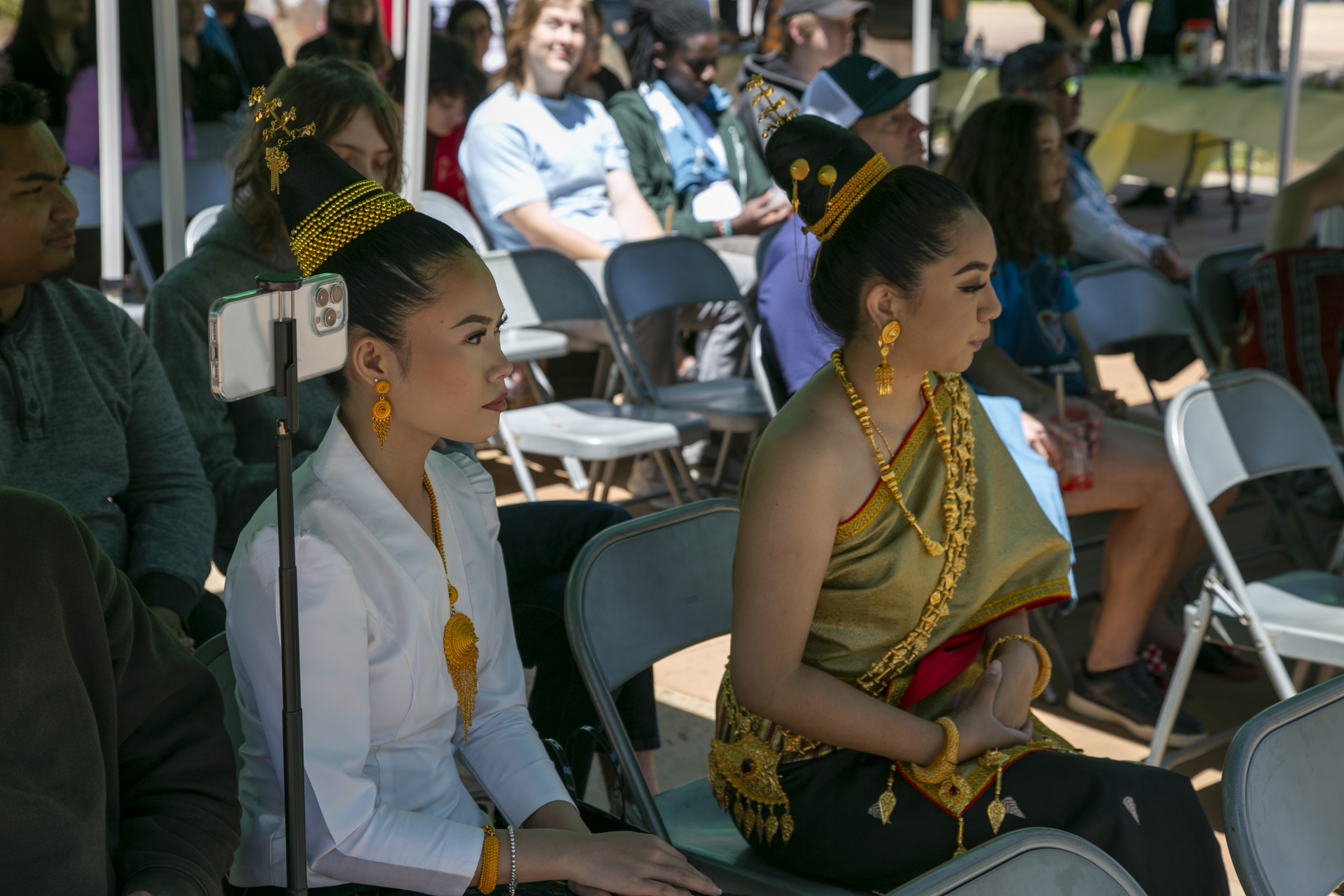 Students, staff, and faculty attend API Heritage Month Closing Ceremony.