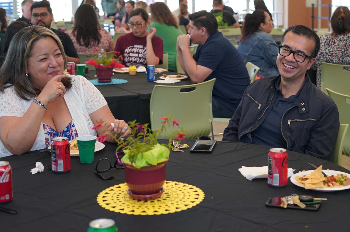 Classified staff attend luncheon at Crafton Hills College.