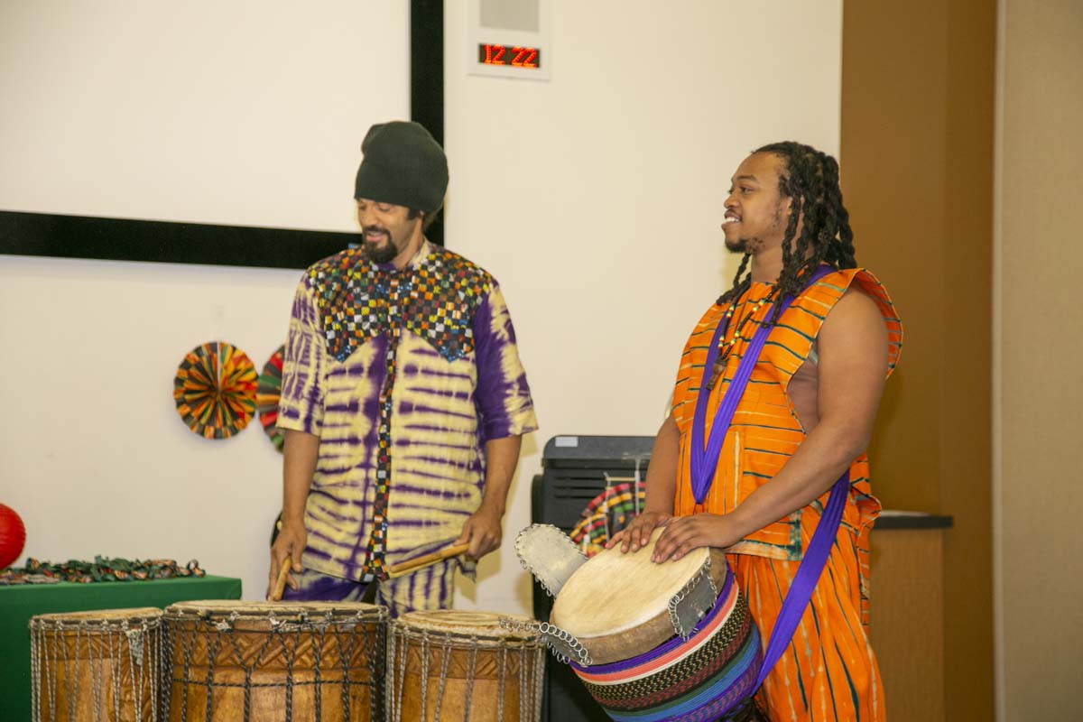 Black history month opening ceremony at CHC.