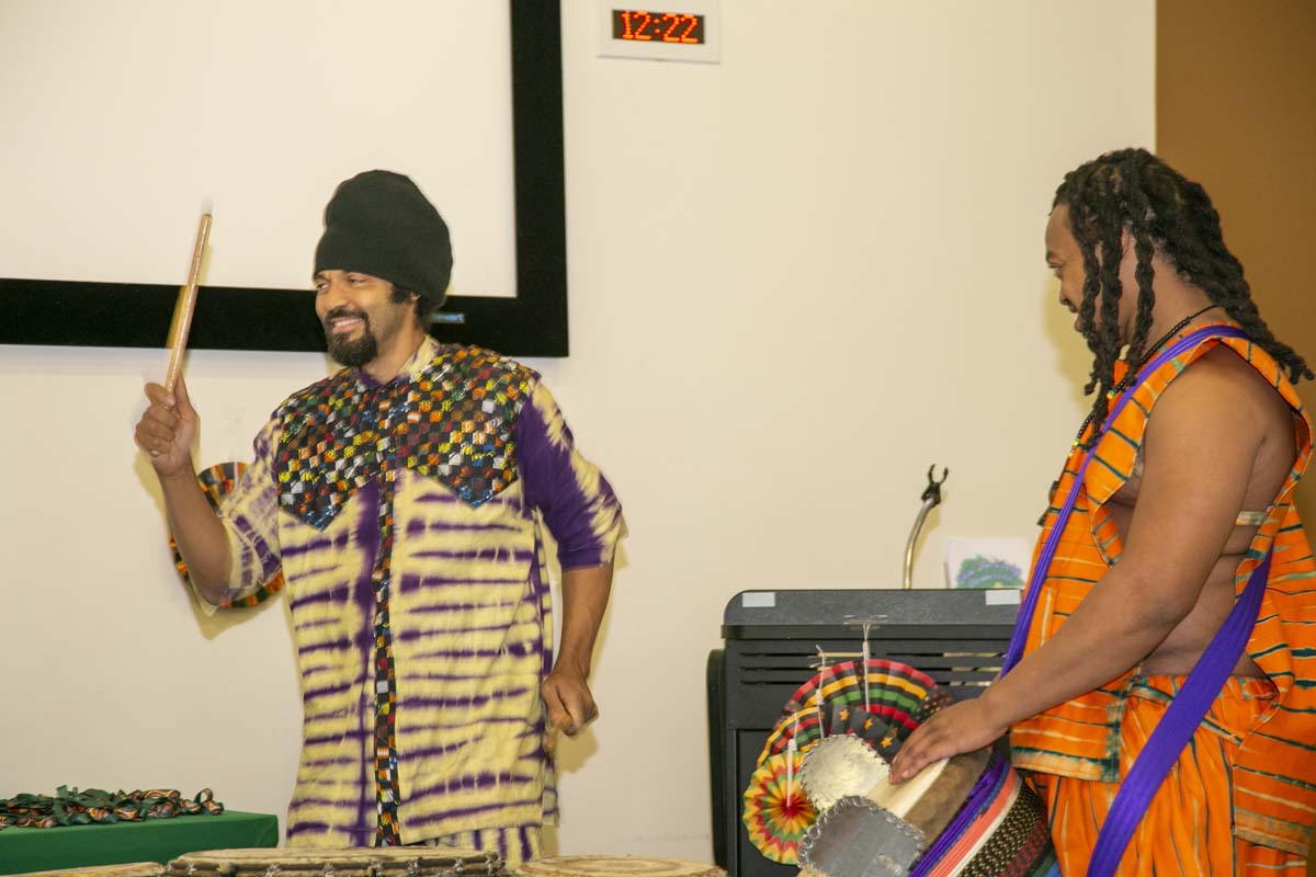 Black history month opening ceremony at CHC.