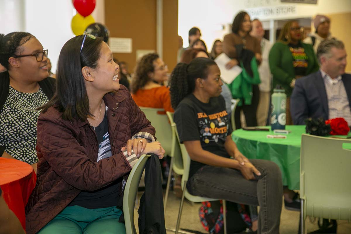 Black history month opening ceremony at CHC.